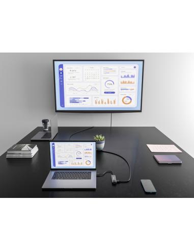 Equip Adaptador multifunción USB-C 5 en 1, HDMI , Gigabit LAN, USB 3.2 GEN1, 100W USB PD