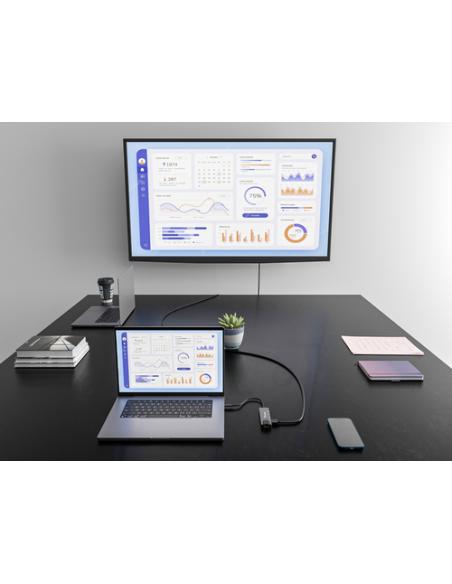 Equip Adaptador multifunción USB-C 5 en 1, HDMI , Gigabit LAN, USB 3.2 GEN1, 100W USB PD