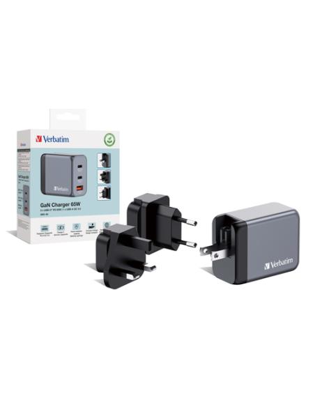 Verbatim GNC-65 Universal Negro, Gris Corriente alterna Carga rápida Interior