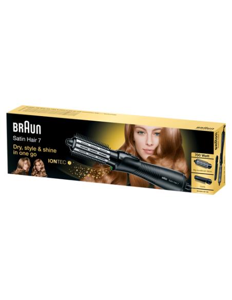 Braun Satin Hair 7 AS720 Cepillo de aire caliente Caliente Negro 700 W 2 m