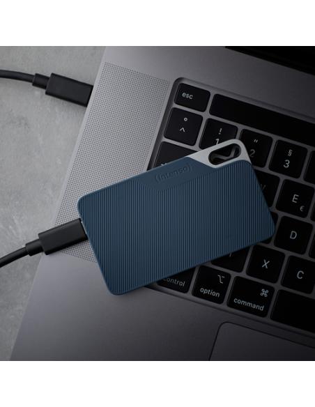 Intenso Lesen/Schreiben bis zu 500 MB/s/1TB USB Tipo C 3.2 Gen 1 (3.1 Gen 1) Azul, Gris