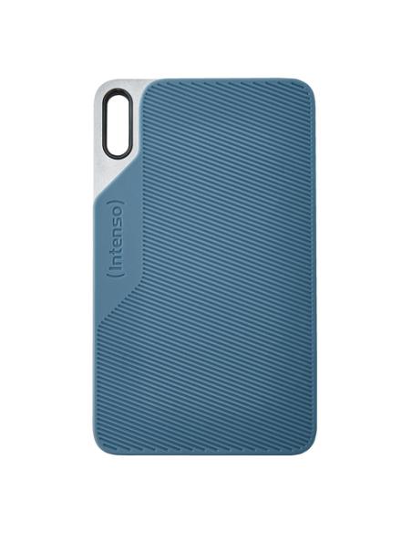 Intenso Lesen/Schreiben bis zu 500 MB/s/250GB USB Tipo C 3.2 Gen 1 (3.1 Gen 1) Azul, Gris