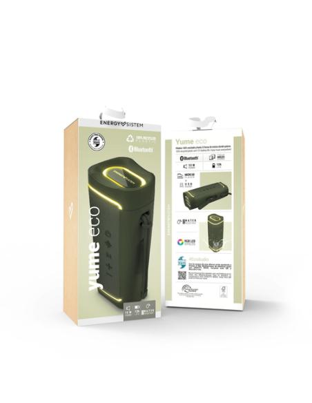 Energy Sistem Yume ECO Altavoz portátil estéreo Verde, Amarillo 15 W