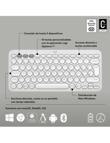 Logitech Pebble Keys 2 K380s