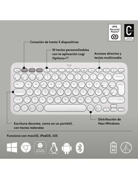 Logitech Pebble Keys 2 K380s