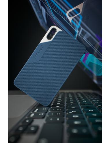 Intenso Lesen/Schreiben bis zu 500 MB/s/2TB USB Tipo C 3.2 Gen 1 (3.1 Gen 1) Azul, Gris
