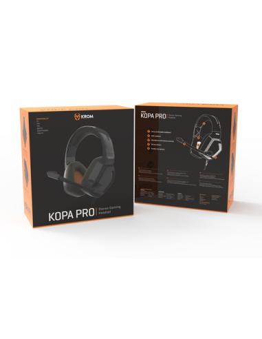Krom KOPA PRO Auriculares Alámbrico Diadema Juego Negro
