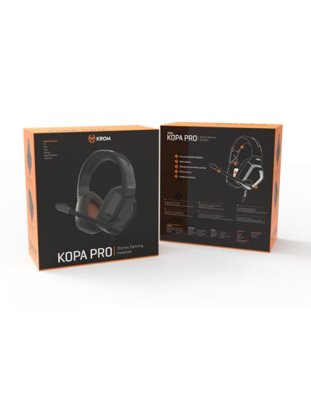 Krom KOPA PRO Auriculares Alámbrico Diadema Juego Negro