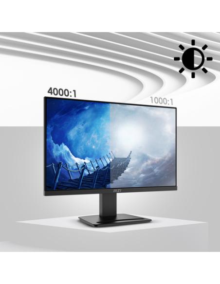 MSI Pro MP2412 pantalla para PC 60,5 cm (23.8") 1920 x 1080 Pixeles Full HD LCD Negro