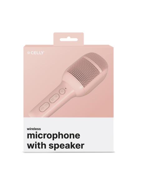 Celly KIDSFESTIVAL2PK micrófono Rosa Micrófono para karaoke