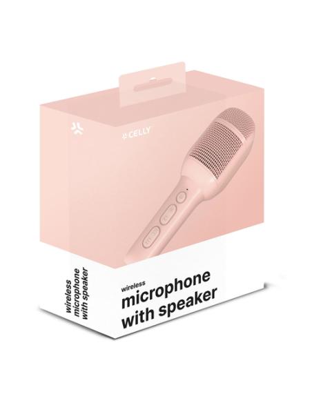 Celly KIDSFESTIVAL2PK micrófono Rosa Micrófono para karaoke