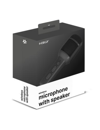 Celly KIDSFESTIVAL2BK micrófono Negro Micrófono para karaoke