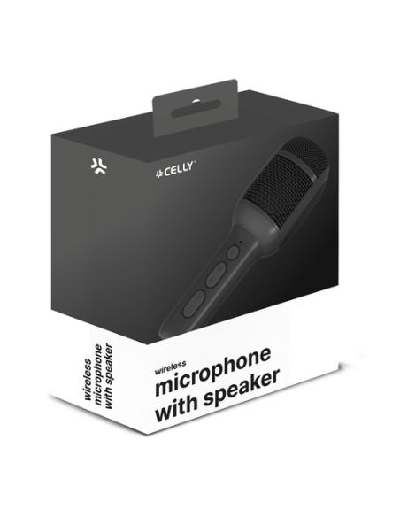 Celly KIDSFESTIVAL2BK micrófono Negro Micrófono para karaoke