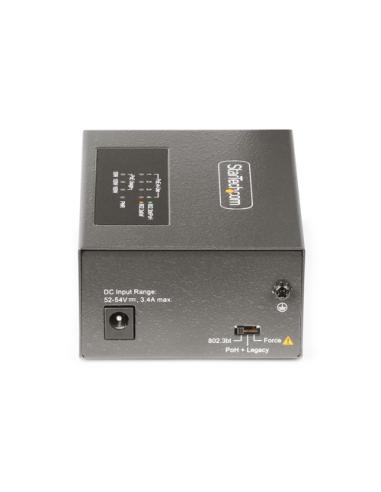 StarTech.com Switch PoE / PoE+ / PoE++ 802.3af/802.3at/802.3bt de 4 Puertos - 95W - 160W de Capacidad de Potencia - Inyector Pow