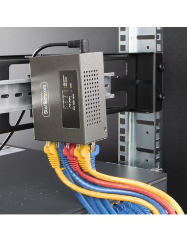 StarTech.com Switch PoE / PoE+ / PoE++ 802.3af/802.3at/802.3bt de 4 Puertos - 95W - 160W de Capacidad de Potencia - Inyector Pow