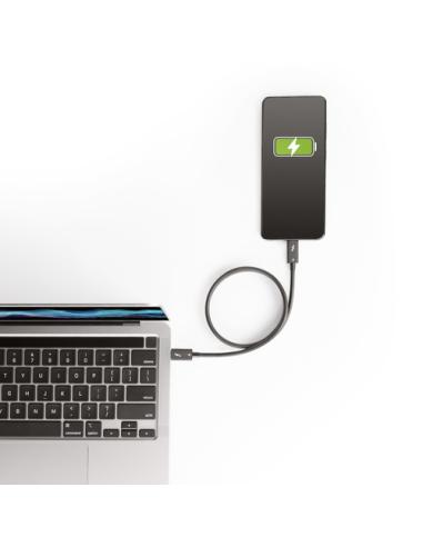 StarTech.com Cable de 0,5m Thunderbolt 4 - 40Gbps - PD 100W - Vídeo 4K/8K - Cable Thunderbolt 4 con Certificación Intel - Compat