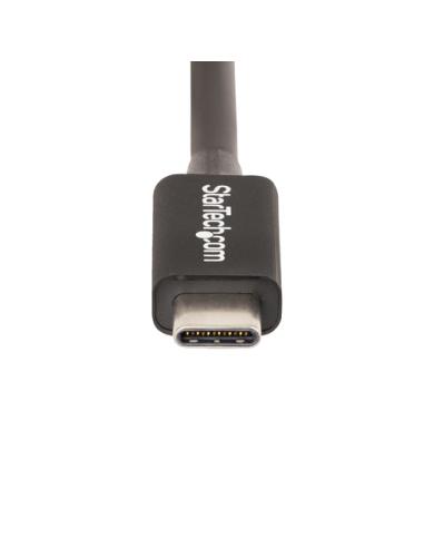 StarTech.com Cable de 1m Thunderbolt 4 - 40Gbps - PD 100W - Vídeo 4K/8K - Cable Thunderbolt 4 con Certificación Intel - Compatib