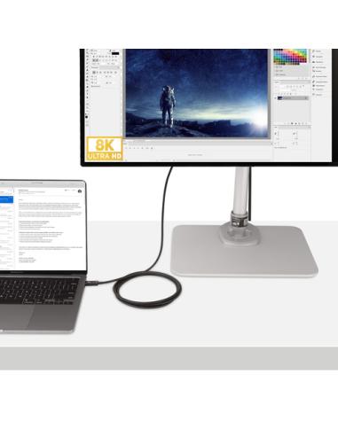 StarTech.com A40G2MB-TB4-CABLE cable Thunderbolt 2 m 40 Gbit/s Negro