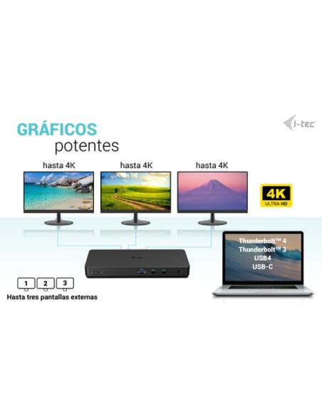 i-tec USB-C Triple Display Docking Station Gen 2 Pro + Power Delivery 100W