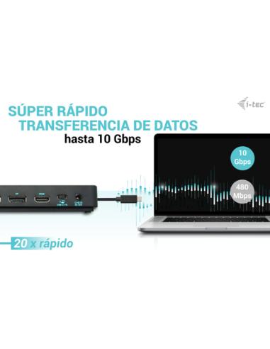 i-tec USB-C Triple Display Docking Station Gen 2 Pro + Power Delivery 100W