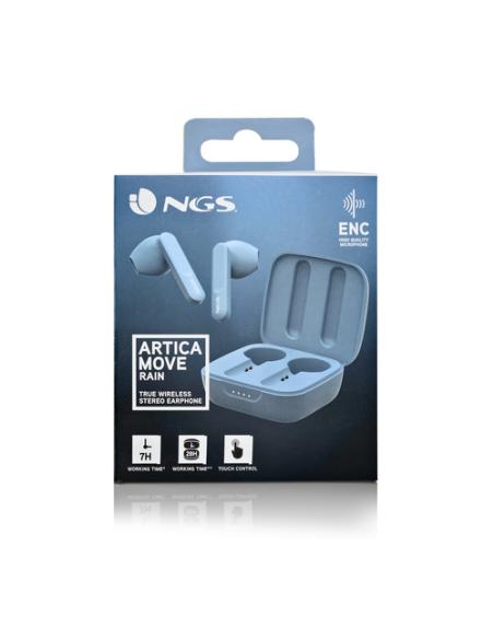 NGS ARTICA MOVE Auriculares Inalámbrico Dentro de oído Llamadas/Música Bluetooth Azul claro