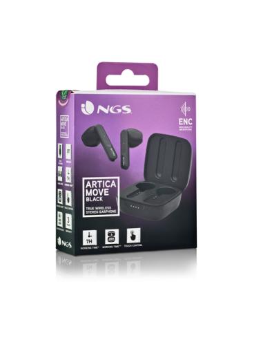 NGS ARTICA MOVE Auriculares Inalámbrico Dentro de oído Llamadas/Música Bluetooth Negro