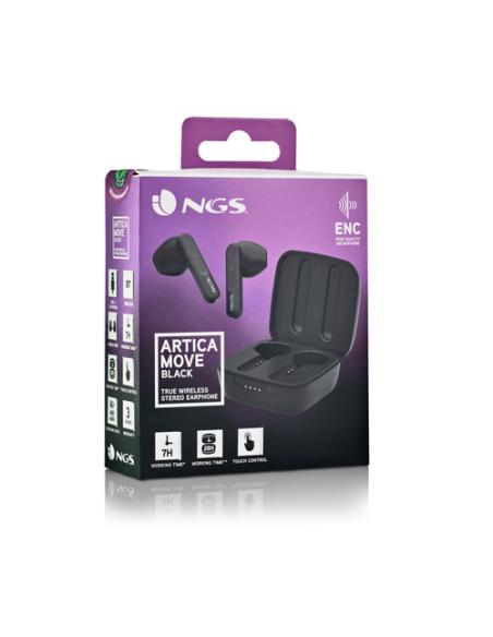 NGS ARTICA MOVE Auriculares Inalámbrico Dentro de oído Llamadas/Música Bluetooth Negro