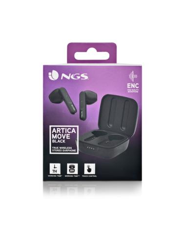 NGS ARTICA MOVE Auriculares Inalámbrico Dentro de oído Llamadas/Música Bluetooth Negro