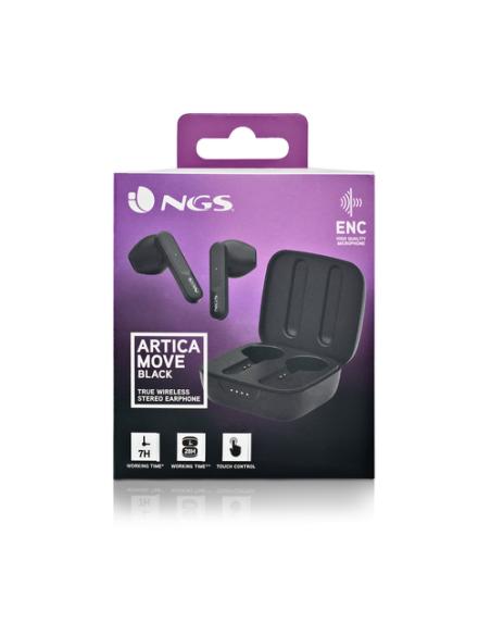 NGS ARTICA MOVE Auriculares Inalámbrico Dentro de oído Llamadas/Música Bluetooth Negro