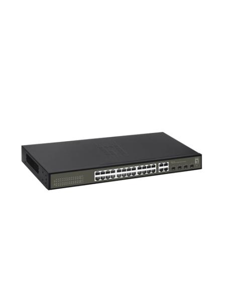 LevelOne GES-2128 switch Gestionado L2 Gigabit Ethernet (10/100/1000) Negro