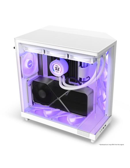NZXT H6 Flow RGB Midi Tower Blanco