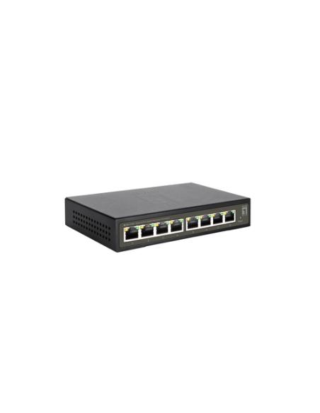 LevelOne GES-2108P switch Gestionado L2 Gigabit Ethernet (10/100/1000) Energía sobre Ethernet (PoE) Negro