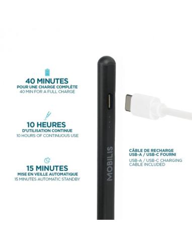 Mobilis 001090 lápiz digital Negro
