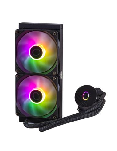 Cooler Master MasterLiquid 240L Core ARGB Procesador Kit de refrigeración líquida 12 cm Negro
