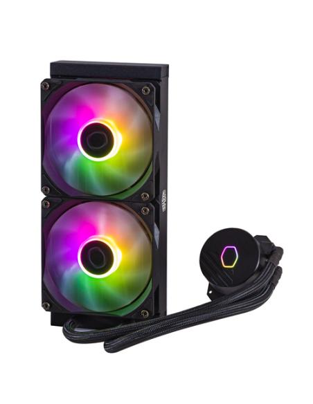 Cooler Master MasterLiquid 240L Core ARGB Procesador Kit de refrigeración líquida 12 cm Negro