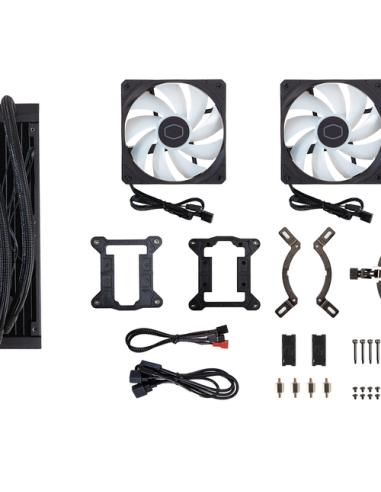 Cooler Master MasterLiquid 240L Core ARGB Procesador Kit de refrigeración líquida 12 cm Negro