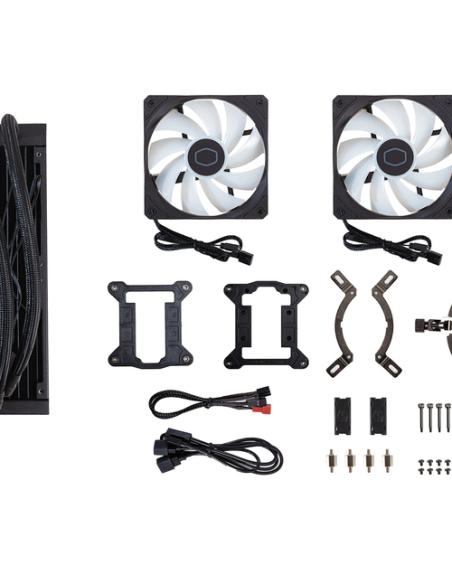 Cooler Master MasterLiquid 240L Core ARGB Procesador Kit de refrigeración líquida 12 cm Negro