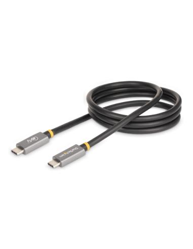 StarTech.com Cable USB4 de 1m - Cable USB-C Certificado USB-IF 40Gbps - Cable USB Tipo C - Power Delivery PD de 100W 5A - Modo A