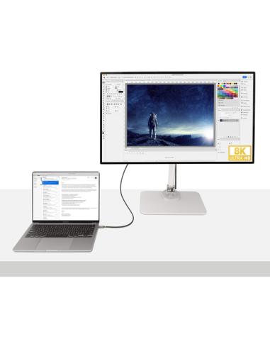 StarTech.com Cable USB4 de 1m - Cable USB-C Certificado USB-IF 40Gbps - Cable USB Tipo C - Power Delivery PD de 100W 5A - Modo A