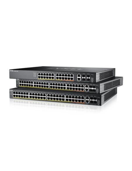Zyxel XGS2220-30HP Gestionado L3 Gigabit Ethernet (10/100/1000) Energía sobre Ethernet (PoE) Negro