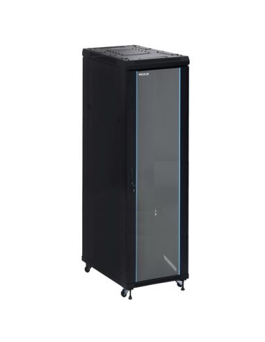 Phasak Armario Rack PRO 19" 37U 600 x 600 negro con ventilación - PHO 6637 (desmontado)