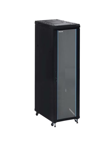 Phasak Armario Rack PRO 19" 37U 600 x 600 negro con ventilación - PHO 6637 (desmontado)