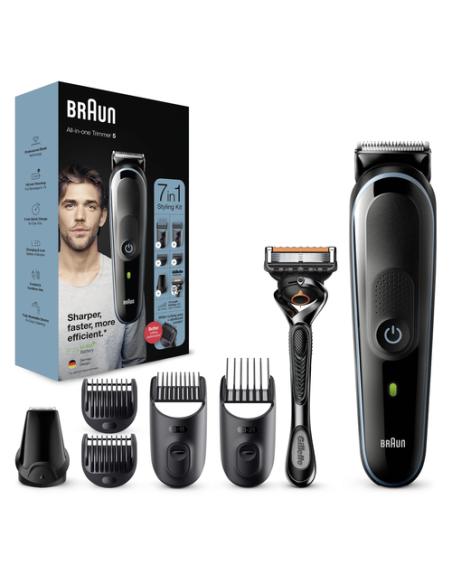Braun All-in-one MGK5345 Batería 2,1 cm Negro, Azul