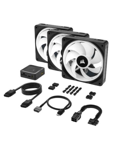 Corsair Air CO-9051002-WW sistema de refrigeración para ordenador Carcasa del ordenador Ventilador 12 cm Negro 3 pieza(s)