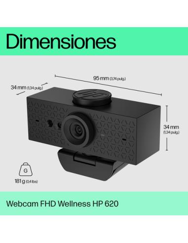 HP Cámara web 620 FHD