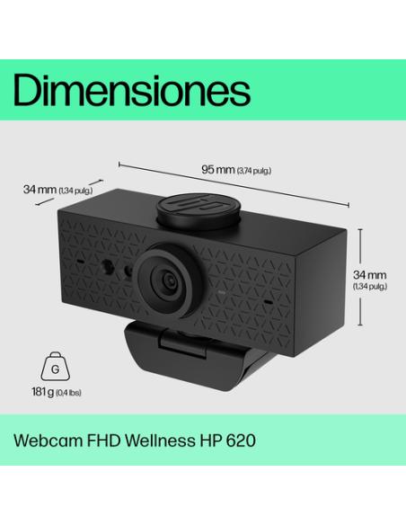 HP Cámara web 620 FHD