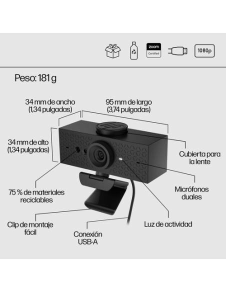 HP Cámara web 620 FHD