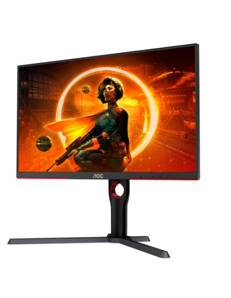 AOC G3 Q27G3XMN/BK pantalla para PC 68,6 cm (27") 2560 x 1440 Pixeles 2K Ultra HD LED Negro, Rojo