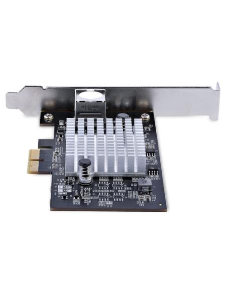 StarTech.com Tarjeta PCIe Adaptadora de Red de 1 Puerto RJ45 10Gb para PC o Servidor, Tarjeta PCI Express Ethernet de 6 Velocida