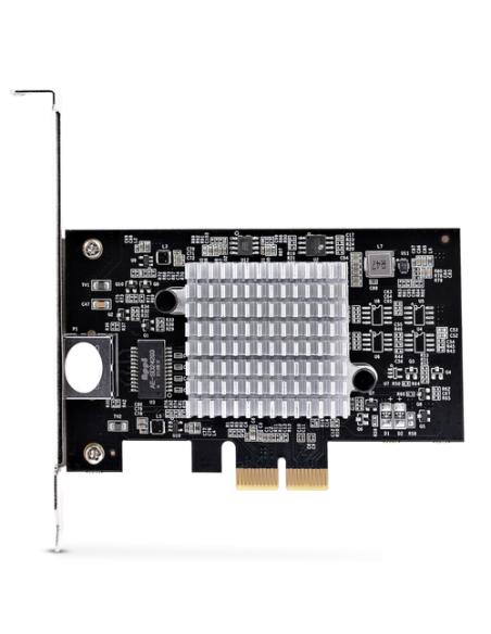 StarTech.com Tarjeta PCIe Adaptadora de Red de 1 Puerto RJ45 10Gb para PC o Servidor, Tarjeta PCI Express Ethernet de 6 Velocida